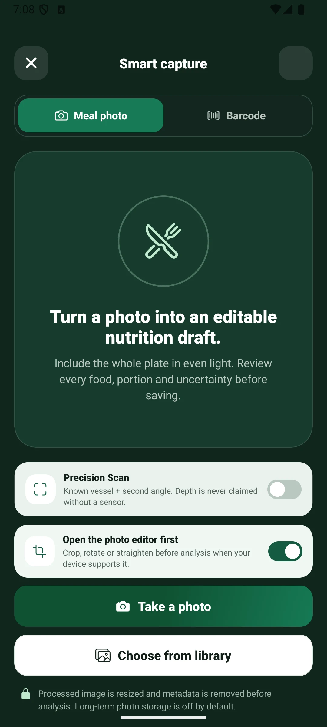 NutivAI Precision Scan review workflow