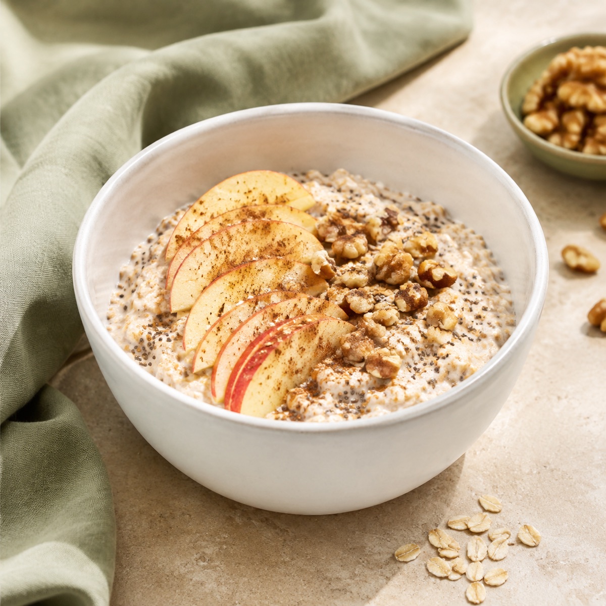 Apple overnight oats